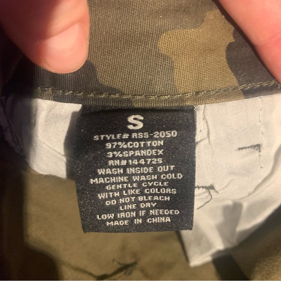 Dolls Kill camo U Know The Drill camouflage cargo shorts S - Picture 4 of 5